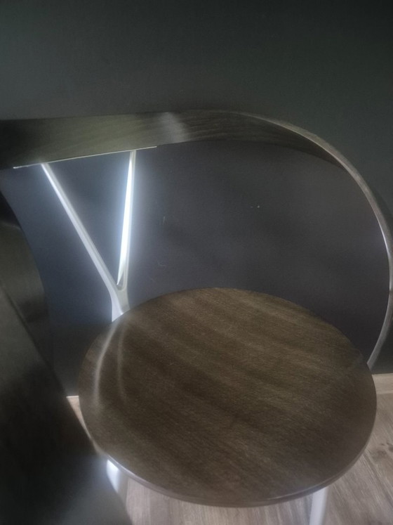 5 Revers-Stühle Cassina – Esszimmerstühle, Metal, Wood (photo 4 of 9)