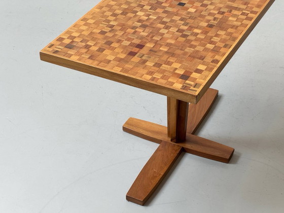 Image 1 of Mosaik Couchtisch von Dieter Waeckerlin für Idealheim, 1960er Jahre