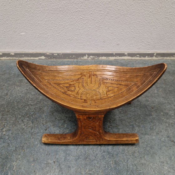 Antiek Houten Bankje Maron Kruk Fruitschaal – Krukjes, Wood (photo 5 of 10)