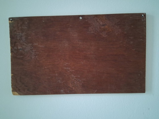 Image 1 of Set di 7 dipinti africani su legno (Fidos, anni '50 - '60)