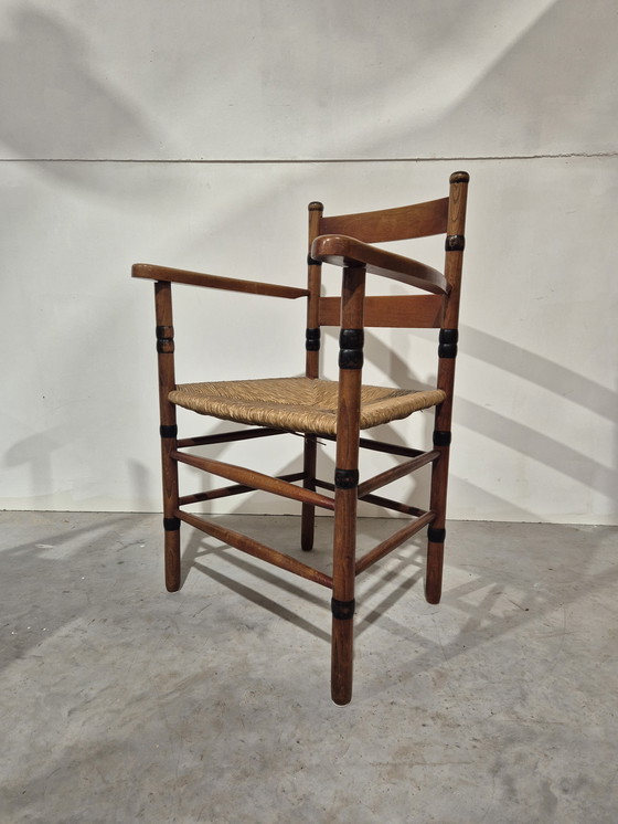 Image 1 of Jac Levee Art-Deco-Set, bestehend aus 2 Stühlen und einem Hocker