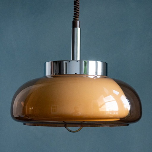 Suspension Herda vintage style Space Age des années 1970