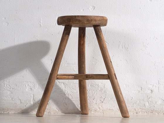 Antique handmade stool (c.1900) #22 (photo 16 of 16)