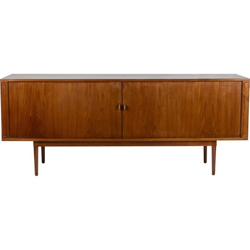 Aparador rectangular vintage de teca de Peter Løvig Nielsen, Dinamarca, 1970