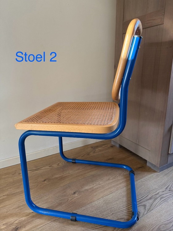 Image 1 of Rare blue Breuer style Cesca Chair