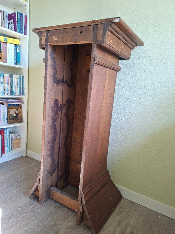 Pedestal de roble de iglesia – Mesa para plantas, Madera (photo 7 of 7)