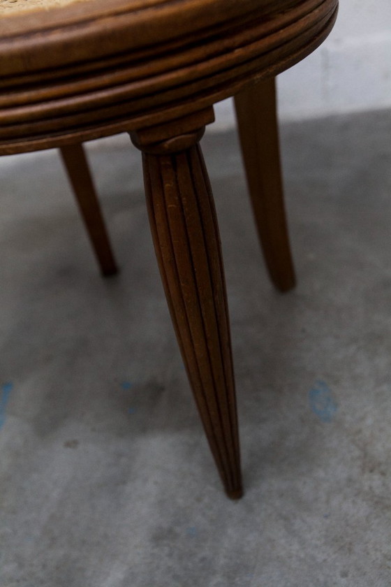 Image 1 of Vintage Louis XVI style chair – Cane seat, lyre-shaped back