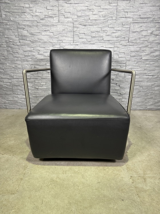 Flexform A.B.C. Sillón Antonio Citterio – Sillones, Leather, Metal, Modern (photo 9 of 13)
