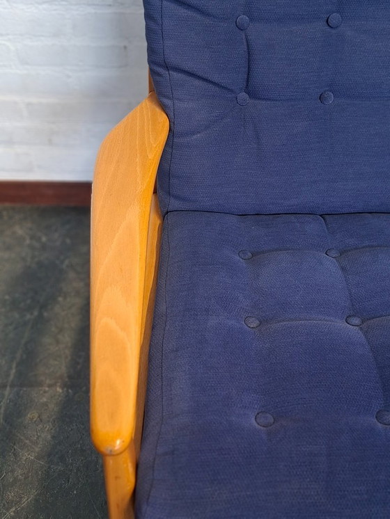 Image 1 of Sillón escandinavo de mediados de siglo con sistema de suspensión Freespan