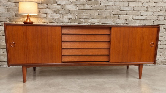 Grande Credenza Scandinava in Teak – Anni '60 – Credenze, Legno (photo 8 of 13)