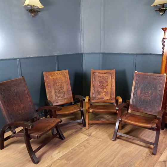 Image 1 of Set van 4 Angel Pazmino vouwstoelen