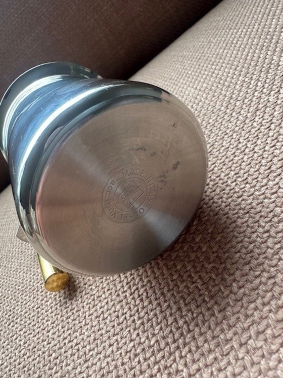 Image 1 of Guido Bergna “Kitty Oro” roomkan / lattiera – Italia, ca. 1960-70