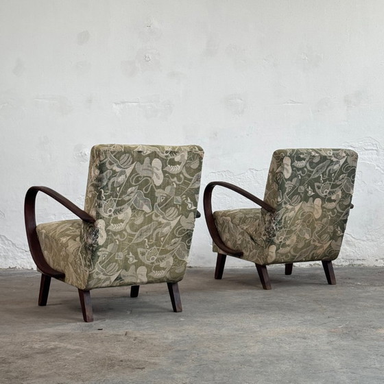 Image 1 of Pair of Jindřich Halabala Type C Armchairs for UP Závody, 1930s — Czechoslovakian Art Deco