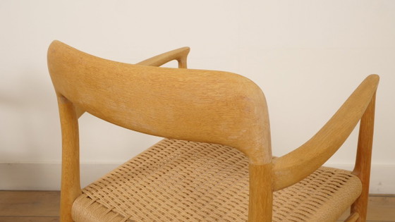 2 x Niels Otto Moller Esszimmerstühle | Modell 56 | Eiche | Restauriert – Niels Otto Møller, Wood, Vintage (photo 10 of 11)
