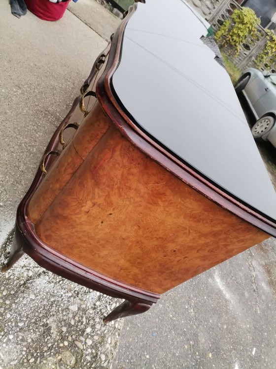 Mid-Century Italian Chest of Drawers – Glass, Brass, Mid Century Modern (photo 7 of 7)