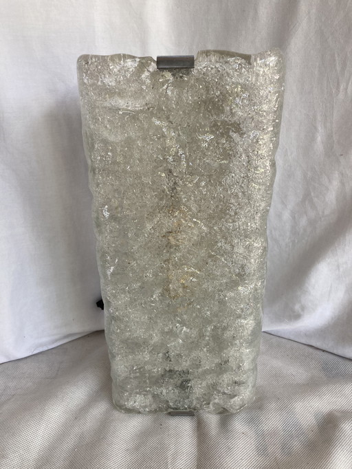 Large wall light vintage Murano glass Italian work