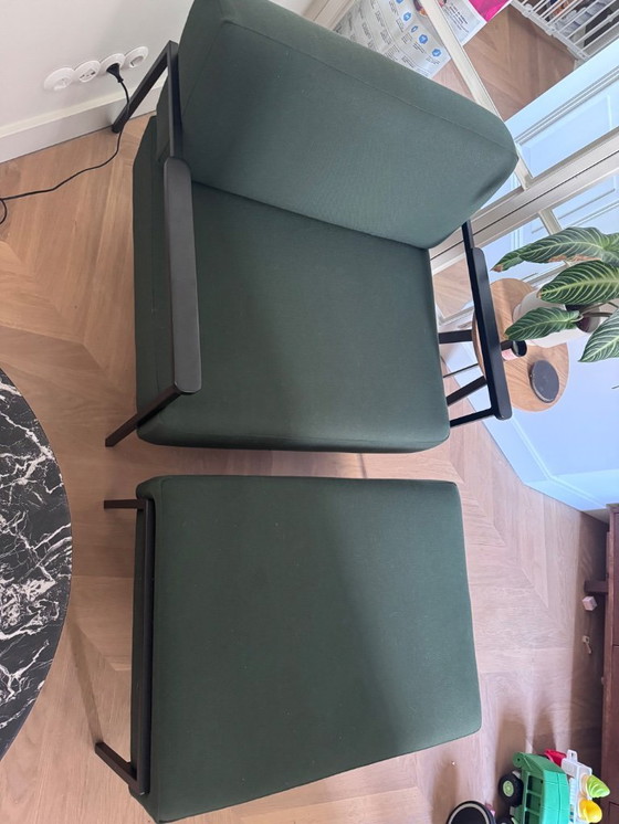 Image 1 of Studio Henk Co Lounge Chair + Ottoman 