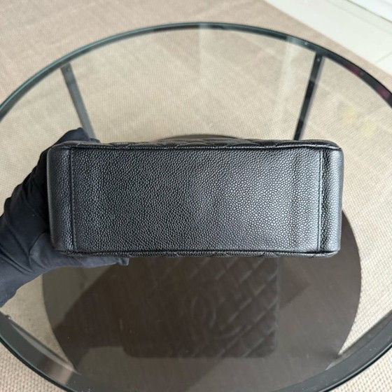 Image 1 of Chanel PST Petite Shopping Tote - Caviar gewatteerd generfd kalfsleer, zwart met gouden hardware