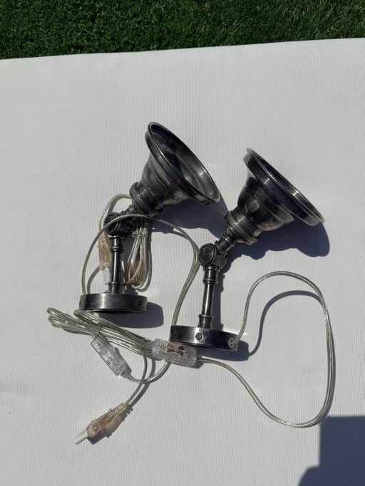 Nordal, 2x metal wall lights, adjustable