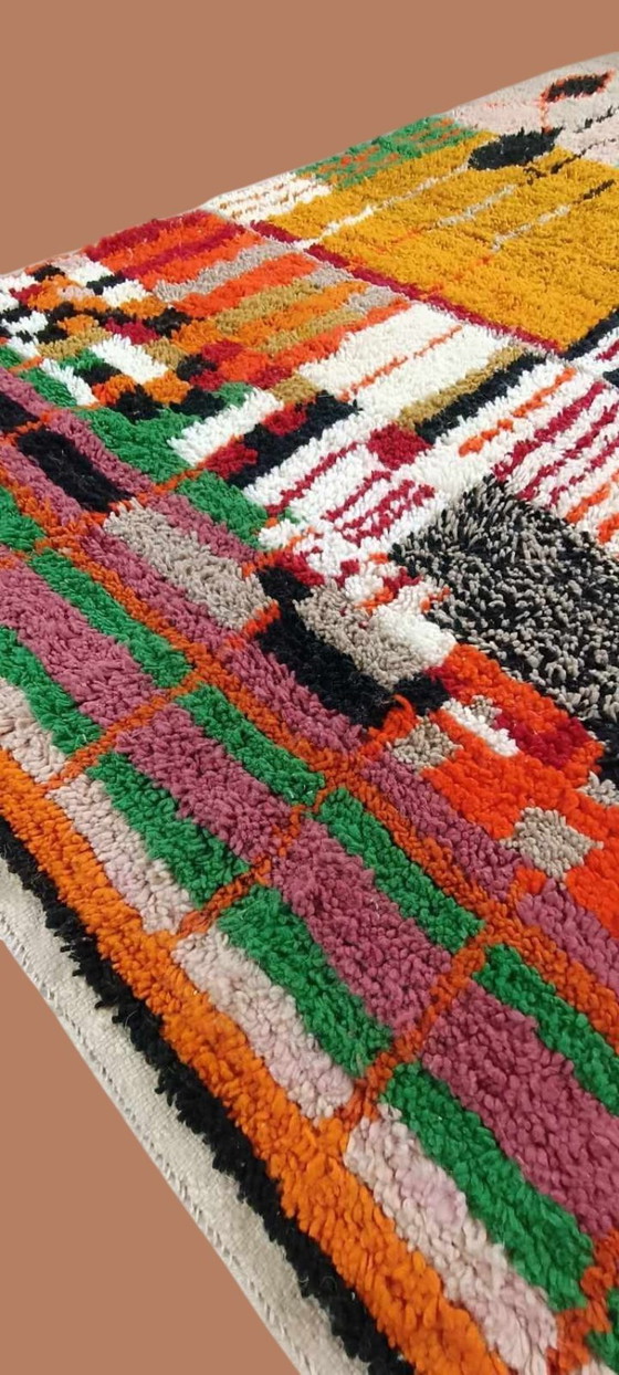 Image 1 of Berber carpet rug new wool moroccan Carpet - 298 x 192 cm 300 x 200 m Type B10.2