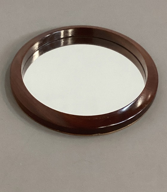 Image 1 of Vintage Sixties Swedish Teak Mirror