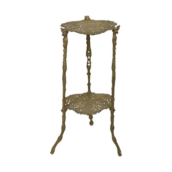 Image 1 of Pflanztisch aus französischem Messing