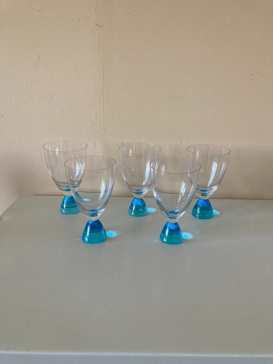 5 bicchieri da vino Din Don Alessandro Mendini per Alessi – Bicchieri e caraffe, Glass (photo 3 of 7)