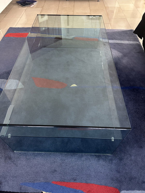 Image 1 of Tavolino Fratina Due in vetro trasparente