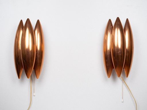 Coppia di 2 lampade vintage danesi Kastor di Jo Hammerborg, Fog og Morup, anni '60