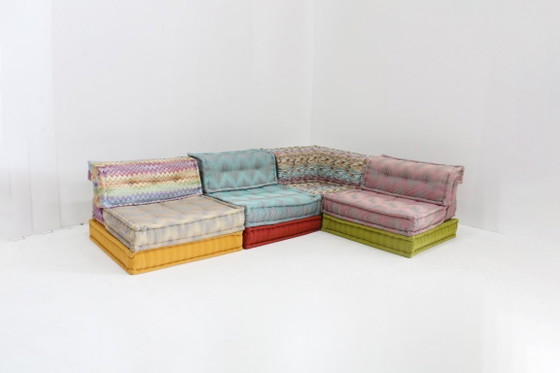 Image 1 of Canapé Mah Jong Roche Bobois Missoni design par Hans Hopfer, lot de 12