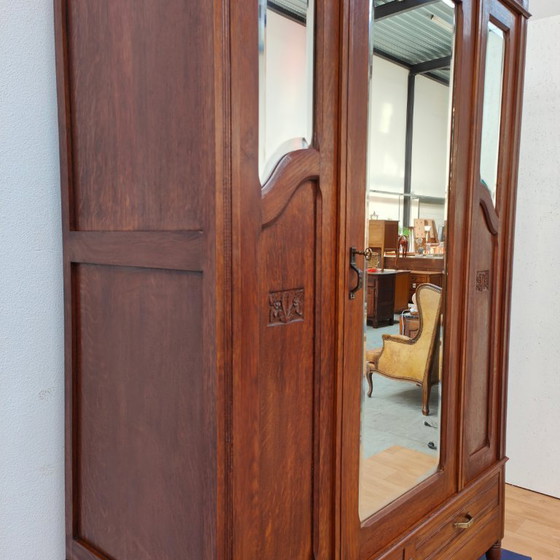 Image 1 of Vintage Antique wardrobe closet detachable wardrobe