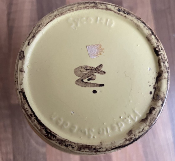 Image 1 of Syco Keramik Sweden - Vintage aardewerken vaas model 1410
