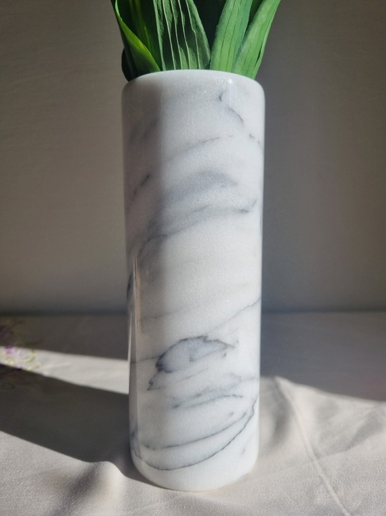 Image 1 of Large Carrara marble vase