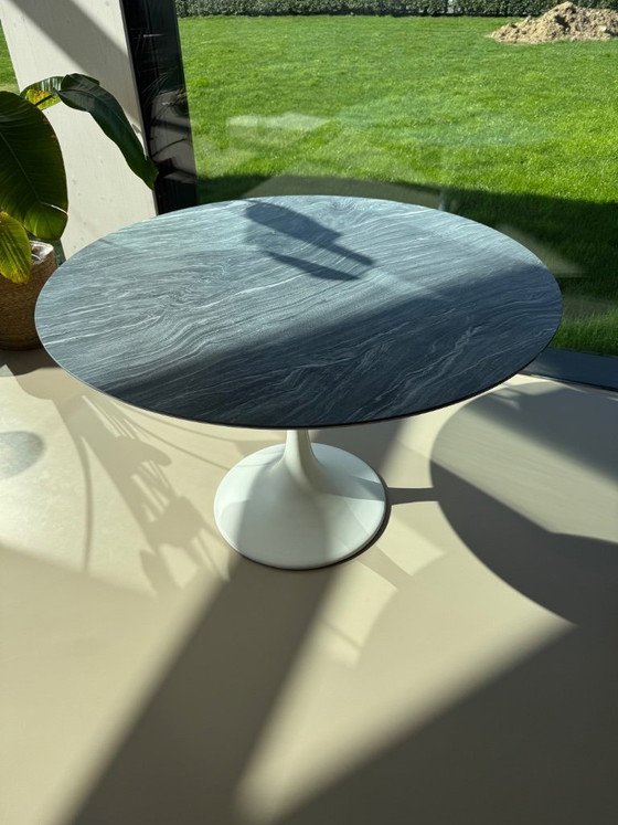 Image 1 of Round dining table Tulipo with solid ceramic tabletop 120cm