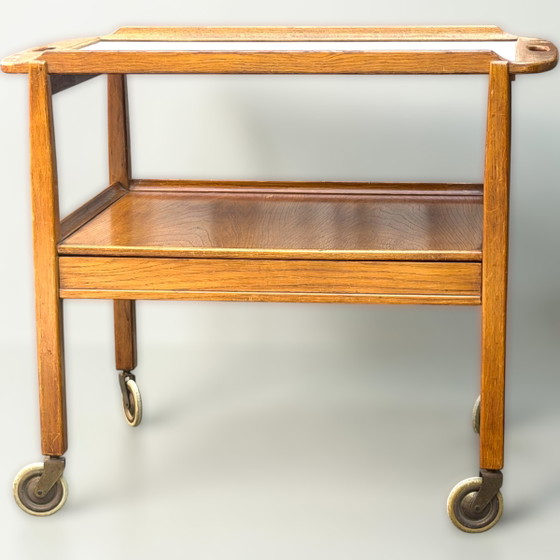 Tingströms 'Julius' Eichen Servierwagen (1960er Jahre) – Tingstrom, Wood (photo 3 of 13)