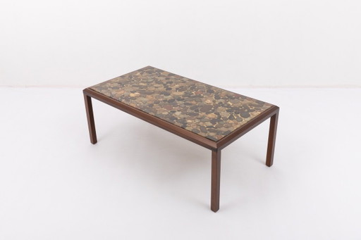 Table basse Ib Kofod-Larsen des années 1960 par AB Saffle Möbelfabrik
