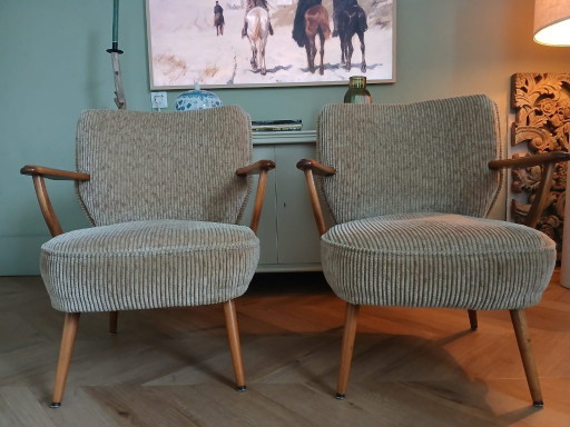 Set van 2 vintage cocktail clubfauteuils uit Duitsland, jaren 60
