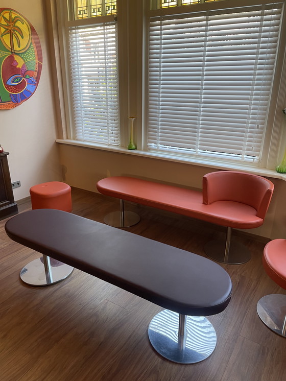 Image 1 of Bankjes, stoel en krukje dal design vintage italiano.