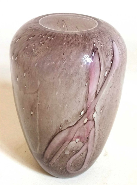 Image 1 of Vase signiert La Rochère Kristall Höhe 25,8 cm