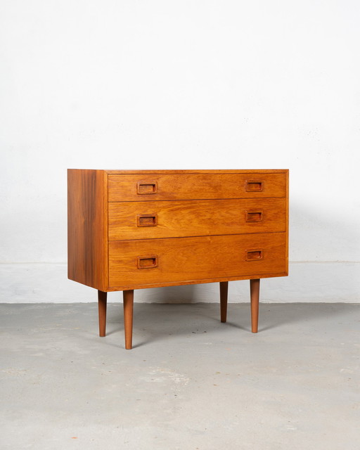 Mid-Century Commode or Chest Made of Teak
