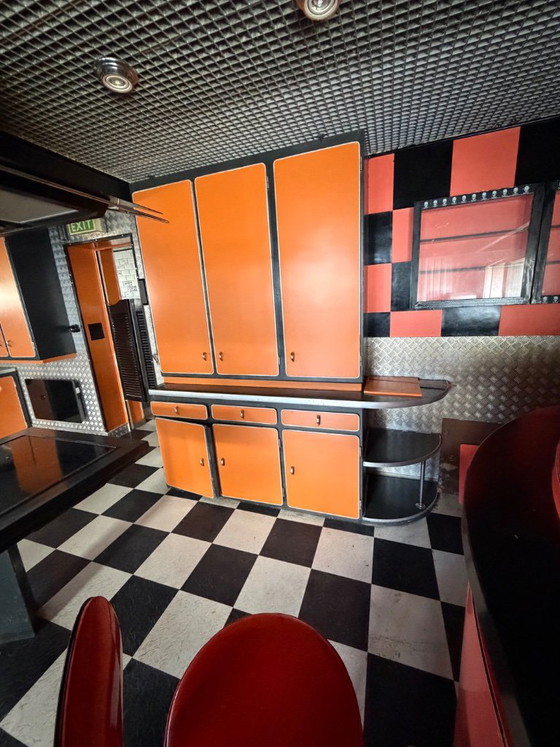 Cucina del dopoguerra, Piano Marshall, 1950 – Credenze alte, Metallo (photo 2 of 10)