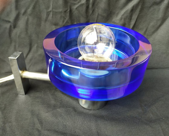 Image 1 of Aplique de Murano Seguso Flavio Poli blu, años 70.