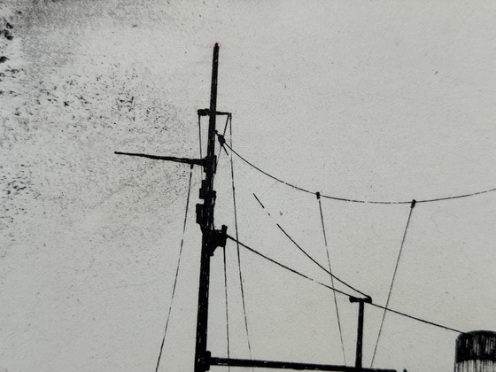 Image 1 of Eugene Eechaut (1928-2019) - Tusche-Diptychon (1970)