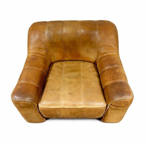 Image 1 of de sede ds 44 leren fauteuils, 2 stuks