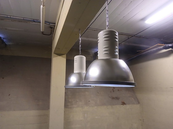 Image 1 of Cariboni Vulcano Industrie-Pendelleuchten (2x)