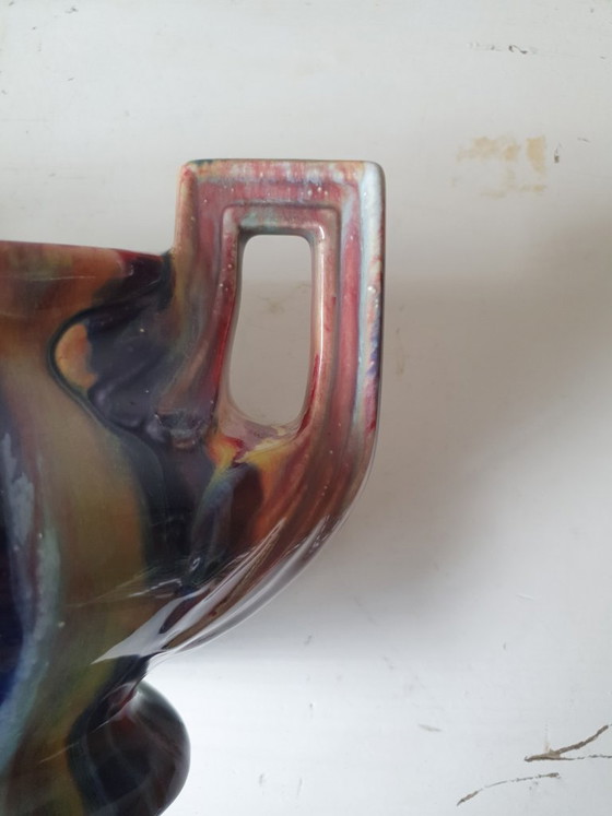 French Art Deco Cabinet Set – Louis Gueule Vierzon – Ca 1930 – Vases, Ceramic (photo 7 of 13)