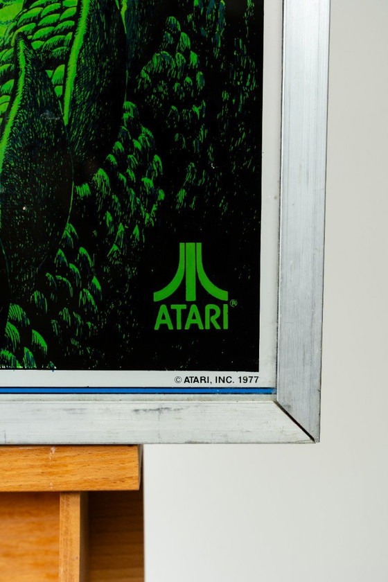 Affiche Atari Flipper Middle Earth, encadrée, Appliques murales, Papier, Métal, Multicolore, Vintage (photo 2 sur 5)