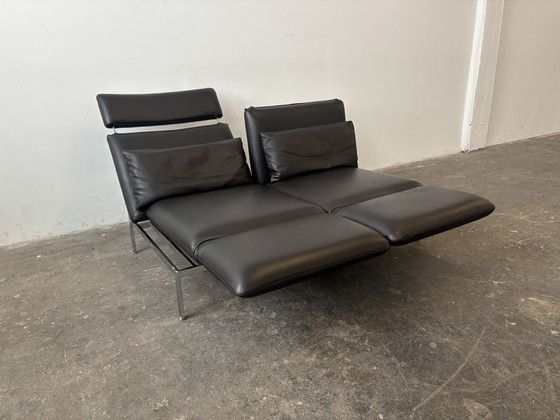 Image 1 of Brühl Roro Designersofa Schlafsofa Couch Leder 