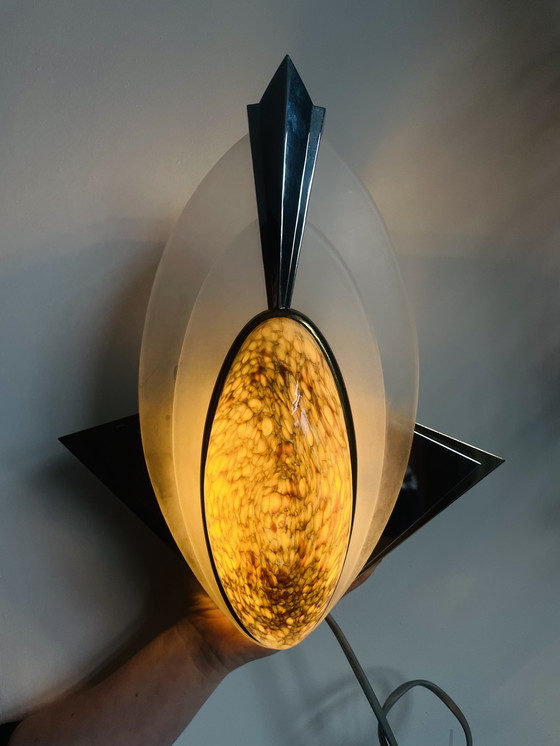 Image 1 of Lampade da parete vintage con influenze Art Déco