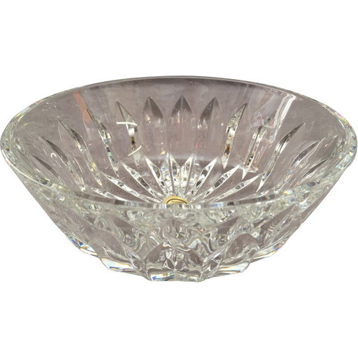 Centre de table en cristal vintage de Wadgassen Saarland, 1960-1970